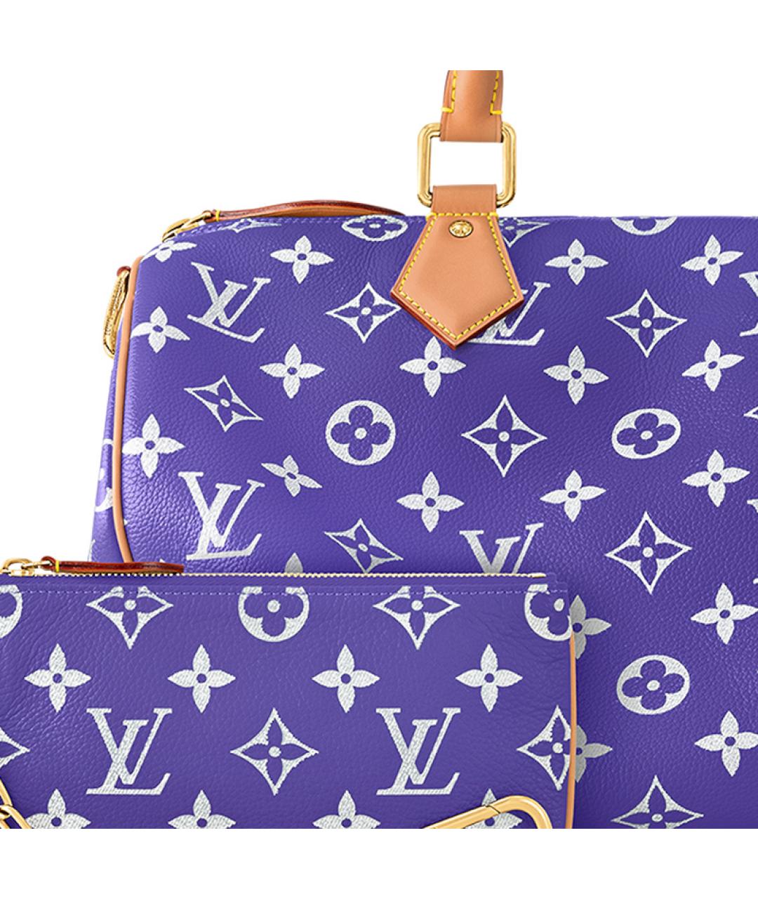 LOUIS VUITTON Синяя сумка через плечо, фото 5
