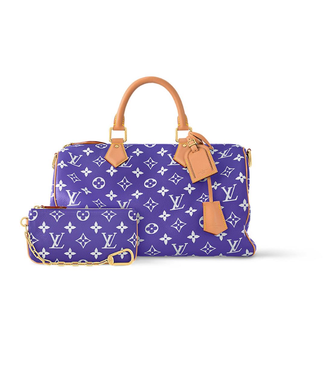 LOUIS VUITTON Синяя сумка через плечо, фото 3