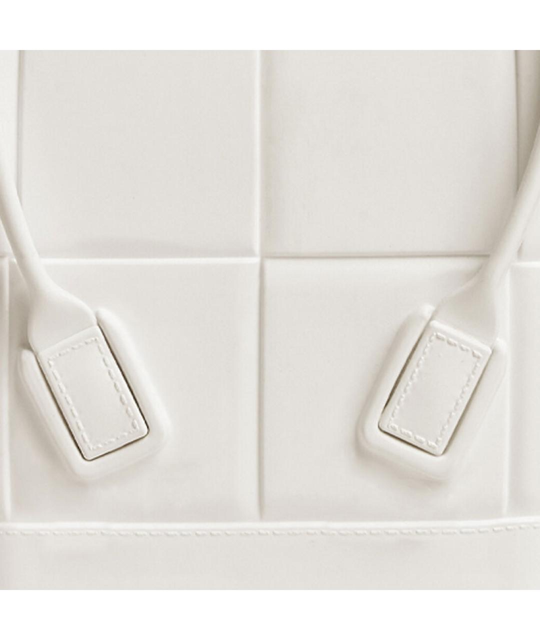 BOTTEGA VENETA Белая сумка через плечо, фото 4
