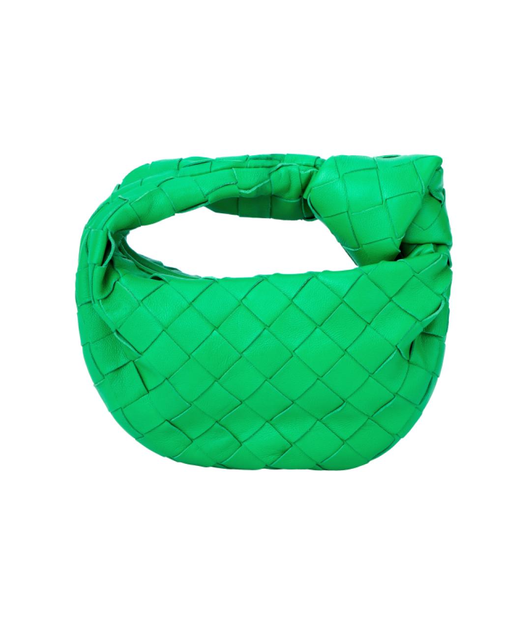 BOTTEGA VENETA Зеленая кожаная сумка через плечо, фото 5
