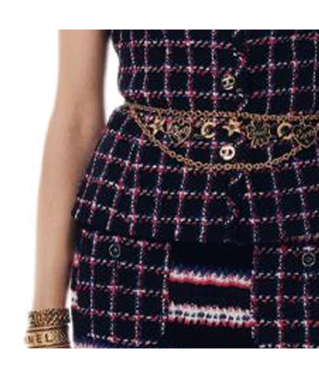 CHANEL Мульти шерстяной жилет, фото 5