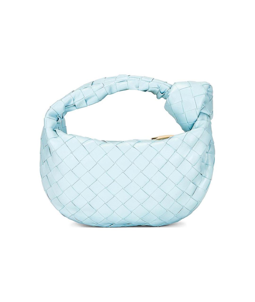 BOTTEGA VENETA Голубая кожаная сумка через плечо, фото 1