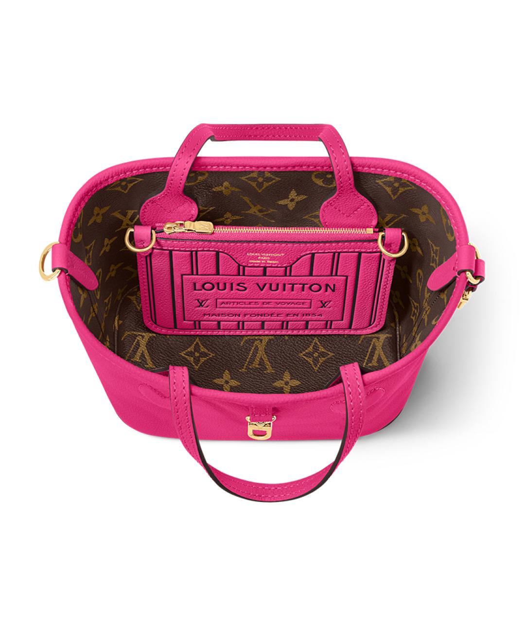 LOUIS VUITTON Розовая сумка тоут, фото 5