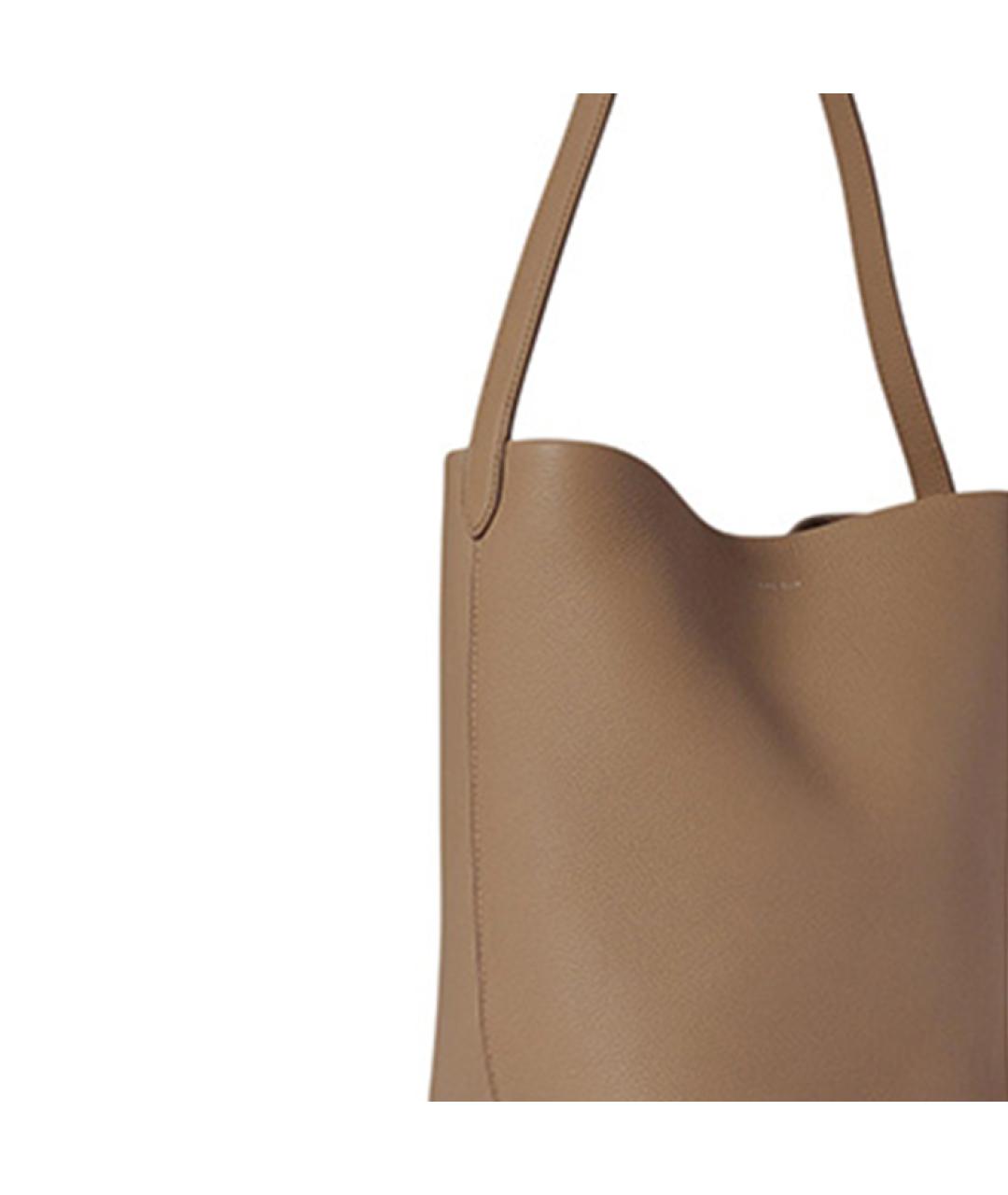 THE ROW Бежевая кожаная сумка через плечо, фото 4