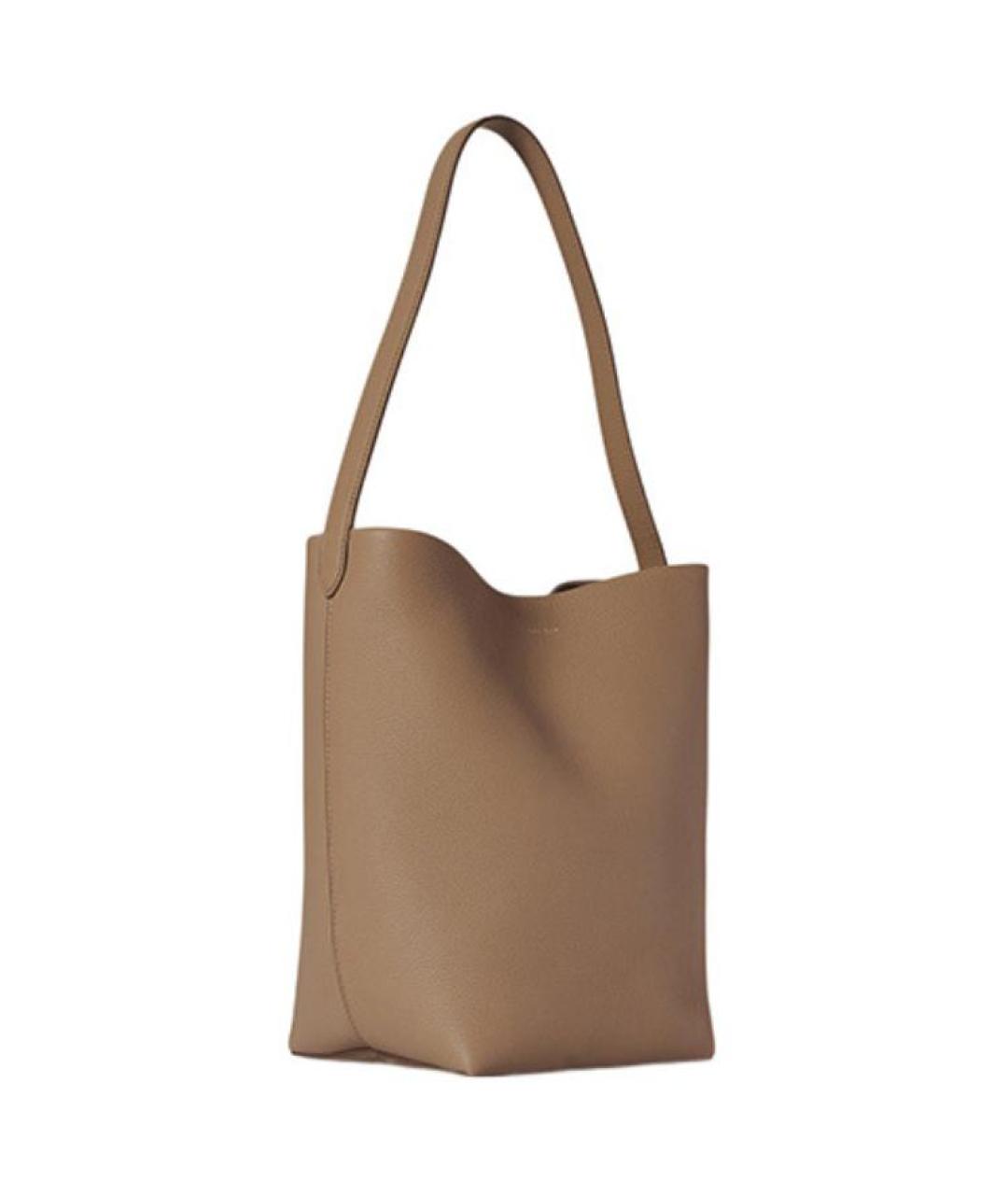 THE ROW Бежевая кожаная сумка через плечо, фото 2