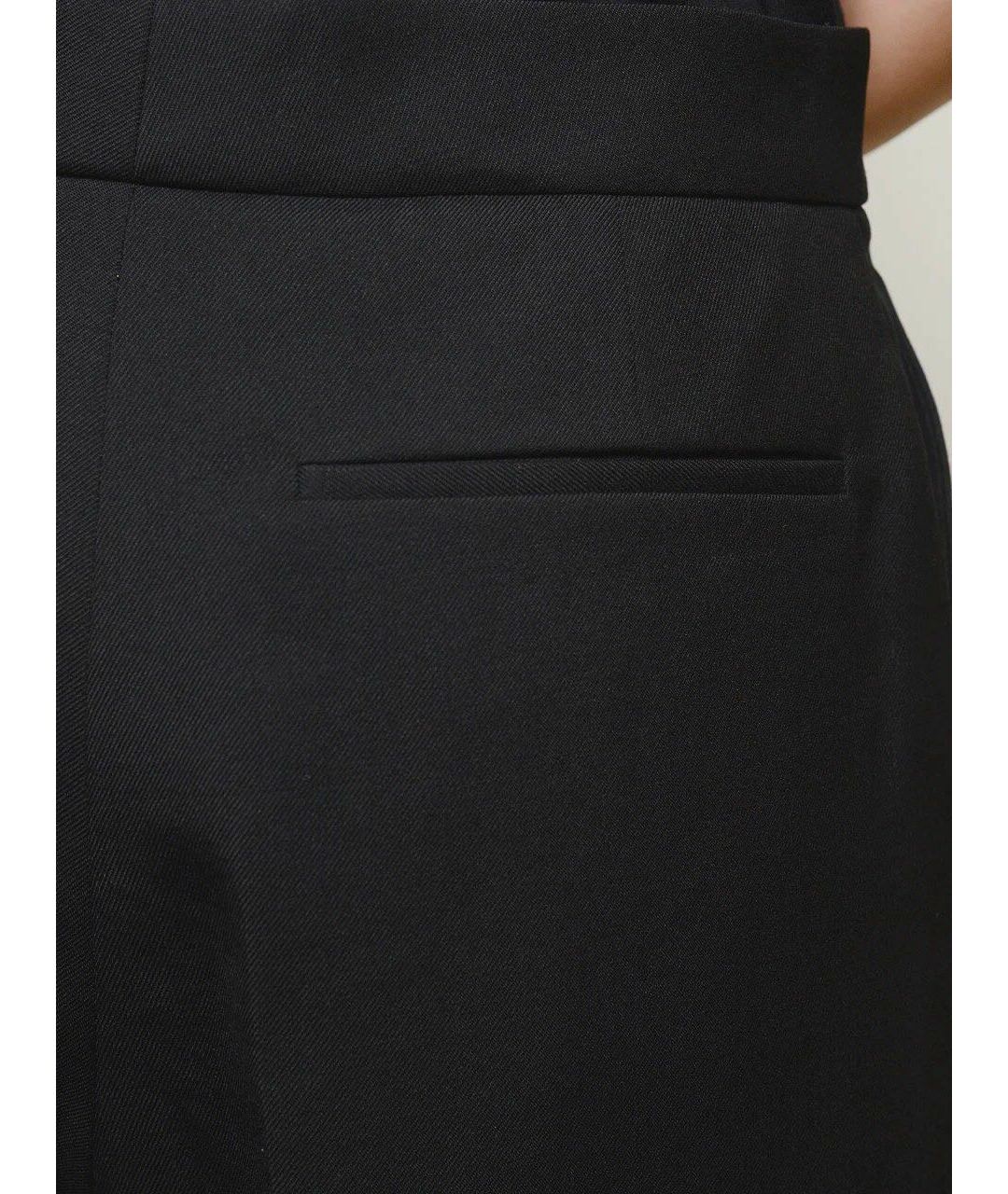 SAINT LAURENT Черные шерстяные шорты, фото 4