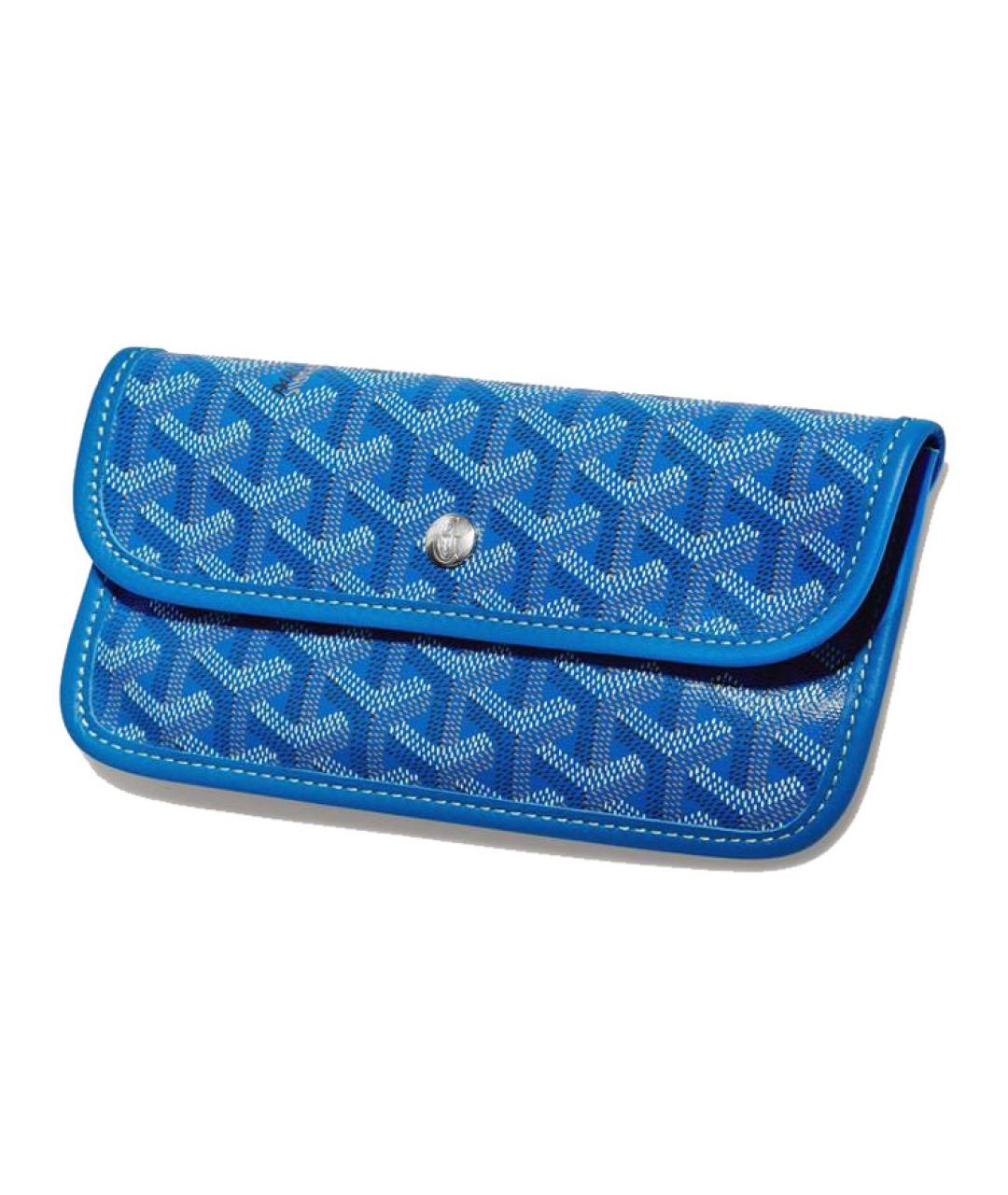 GOYARD Синяя сумка через плечо, фото 4