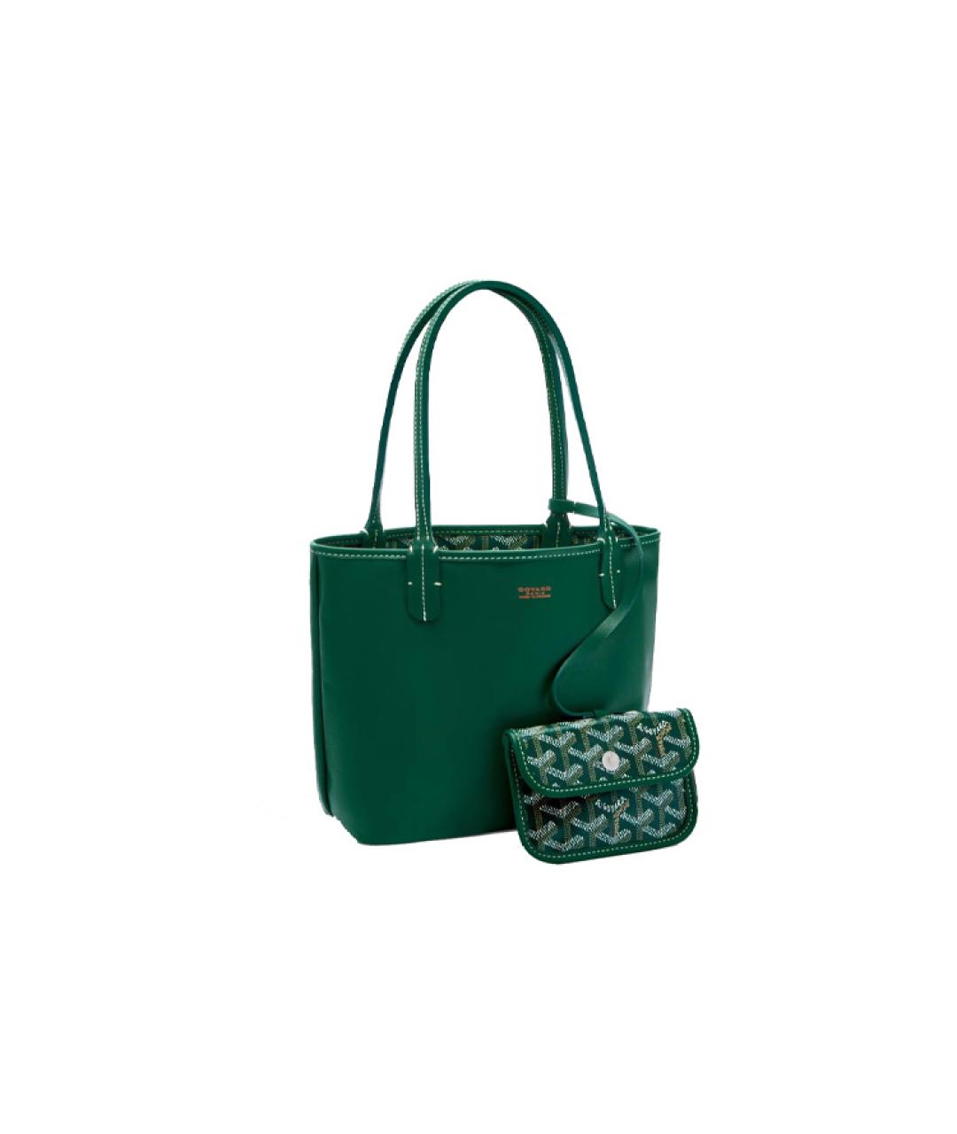 GOYARD Зеленая сумка через плечо, фото 4