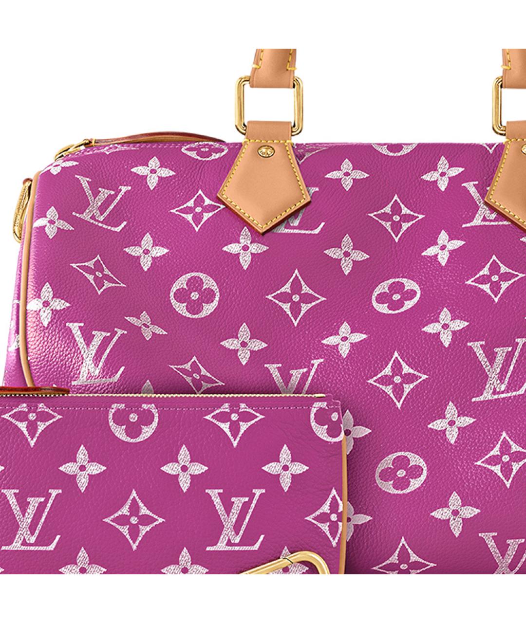 LOUIS VUITTON Фуксия дорожная/спортивная сумка, фото 5