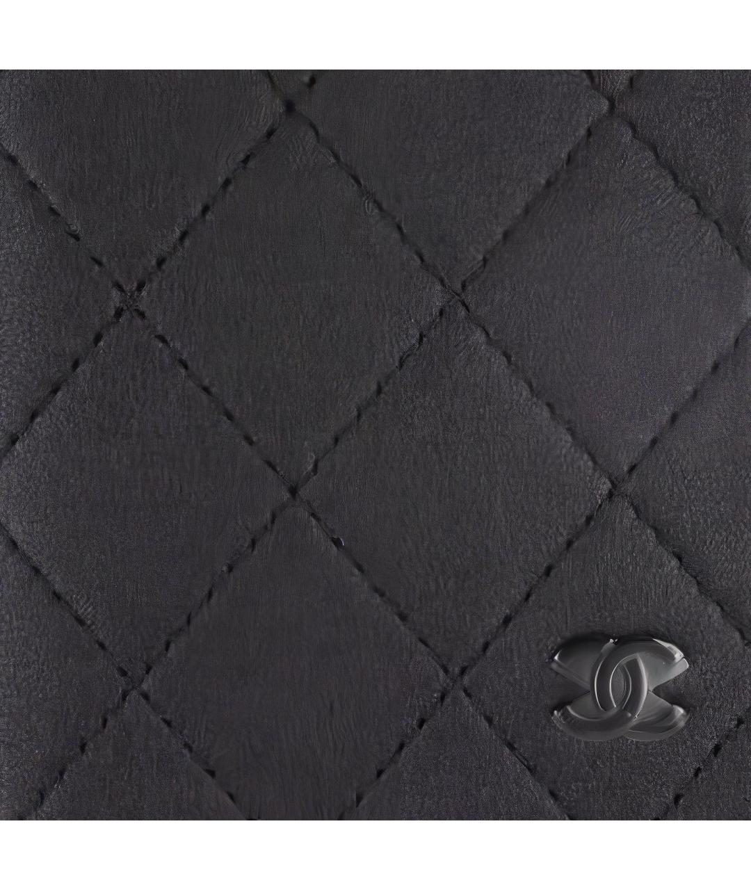 CHANEL Черный кожаный кошелек, фото 2