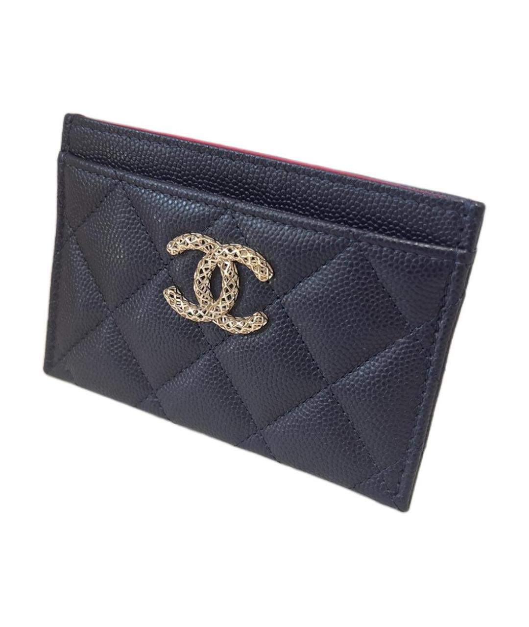 CHANEL Черный кожаный кардхолдер, фото 2