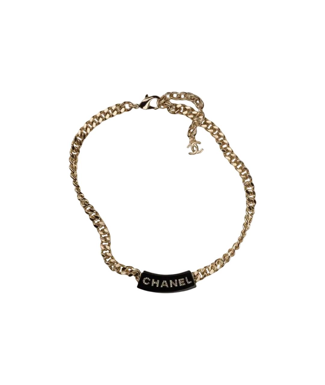 CHANEL Золотая металлическая подвеска, фото 1