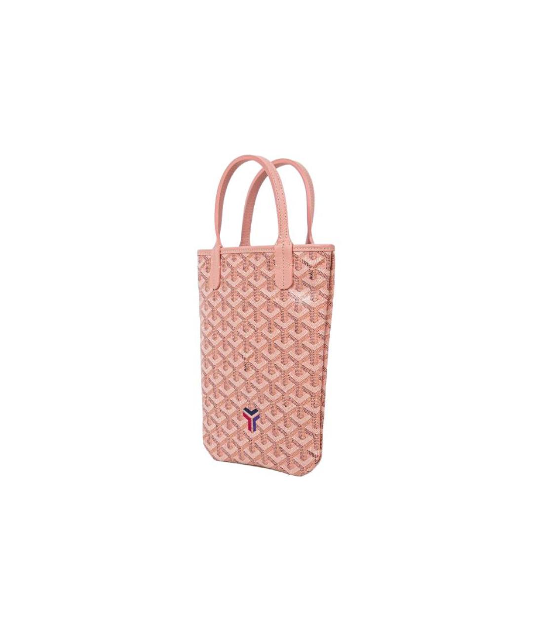 GOYARD Розовая сумка через плечо, фото 4