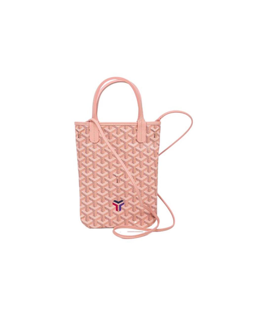GOYARD Розовая сумка через плечо, фото 3