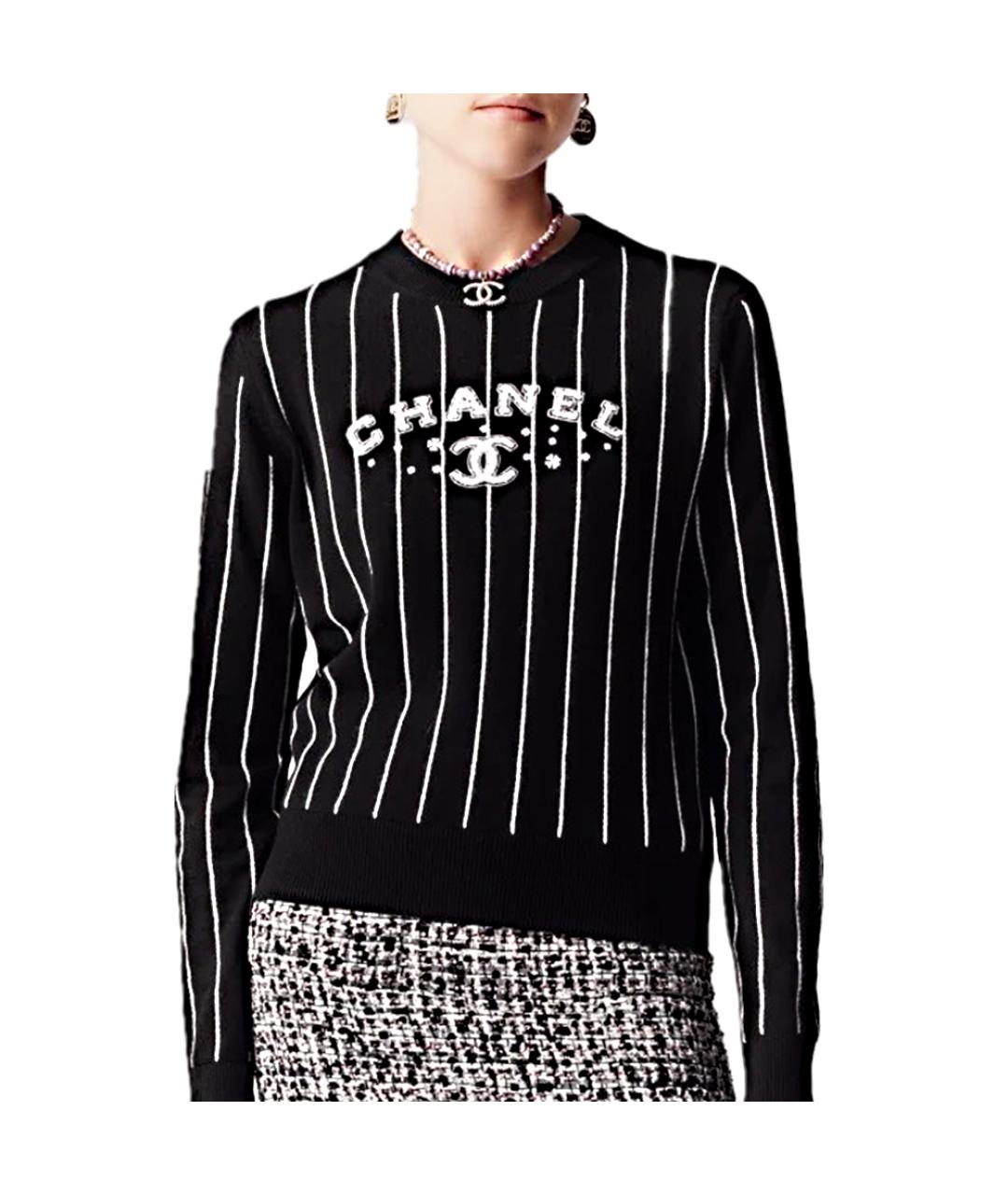 CHANEL Черный джемпер / свитер, фото 2