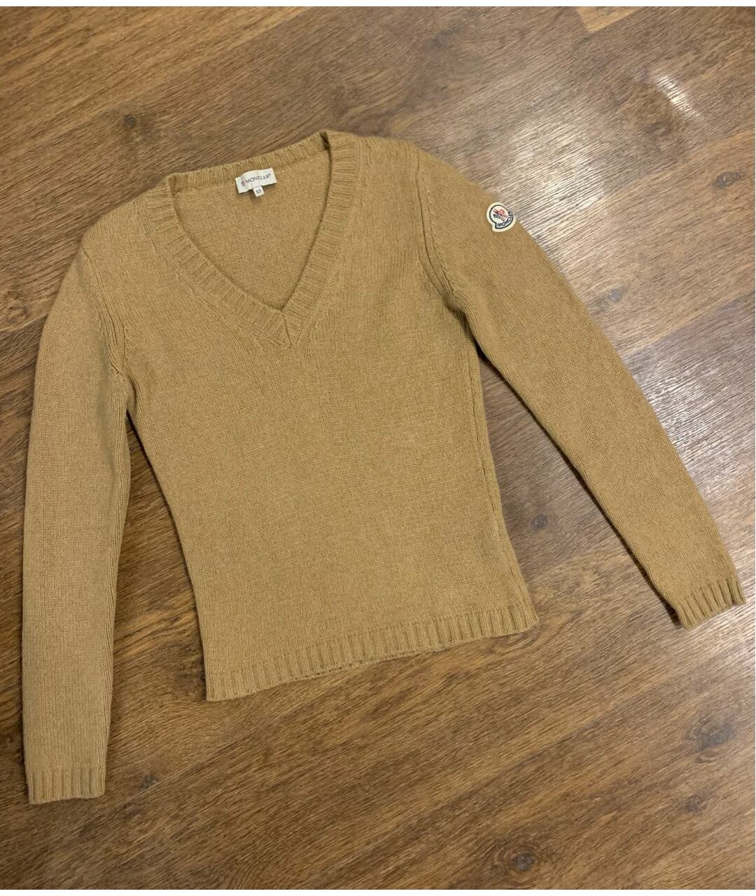 MONCLER Коричневый шерстяной джемпер / свитер, фото 9