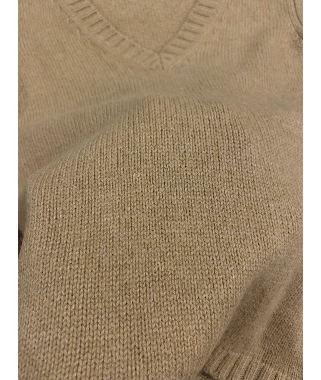 MONCLER Коричневый шерстяной джемпер / свитер, фото 5