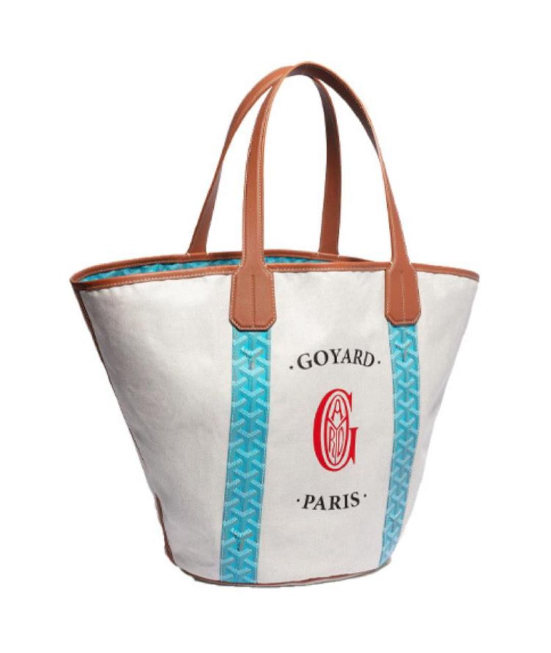 GOYARD Белая сумка через плечо, фото 3