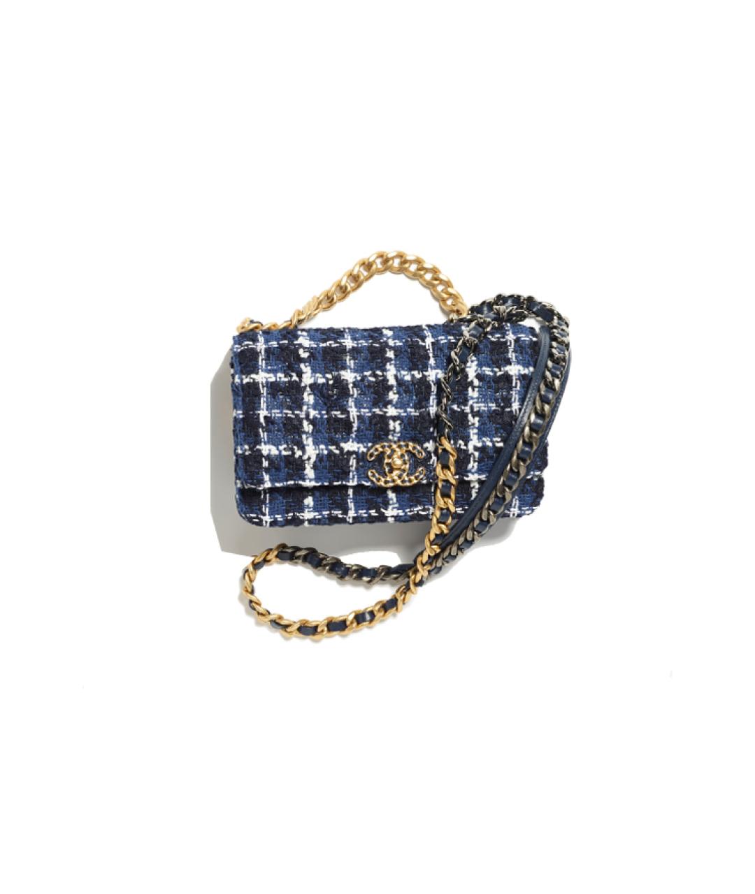 CHANEL Синий кошелек, фото 1