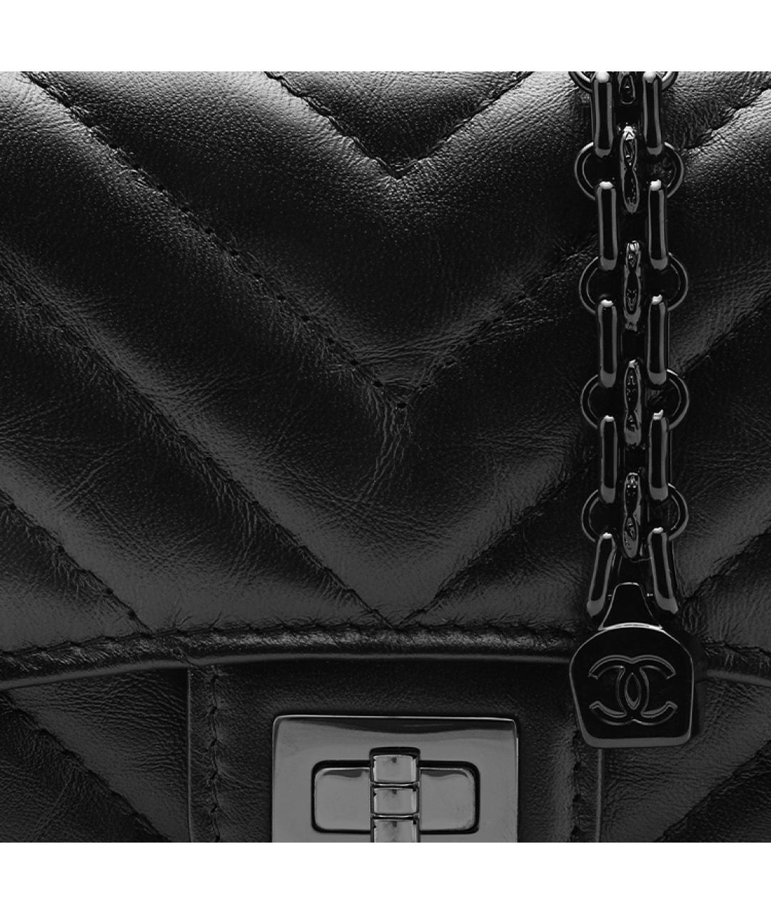 CHANEL Черная кожаная поясная сумка, фото 5