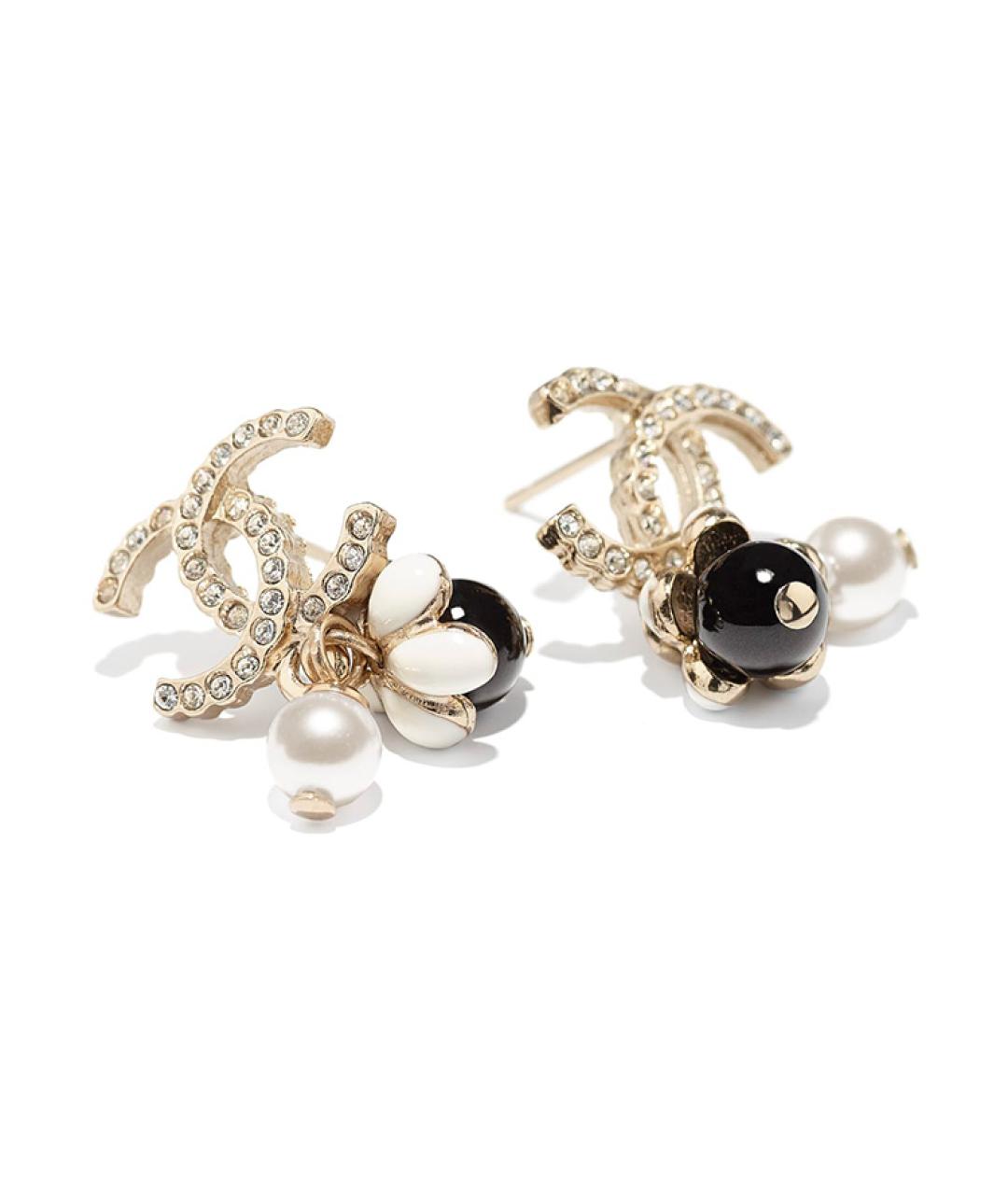 CHANEL Металлические серьги, фото 2