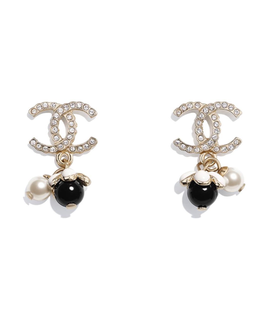 CHANEL Металлические серьги, фото 1