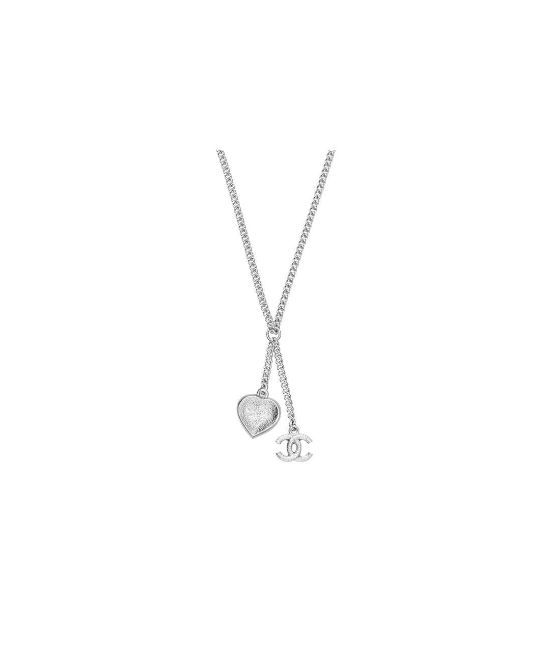 CHANEL Серебрянный металлический кулон, фото 3