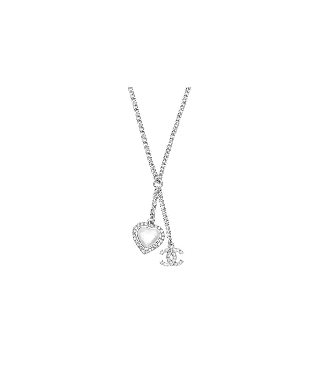 CHANEL Серебрянный металлический кулон, фото 2