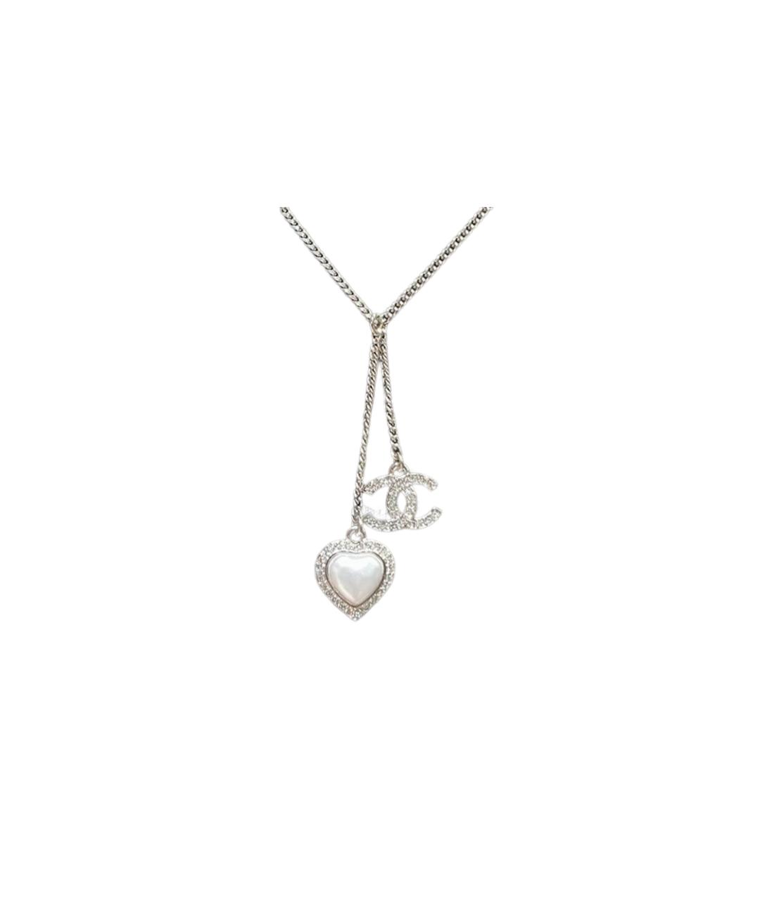 CHANEL Серебрянный металлический кулон, фото 1