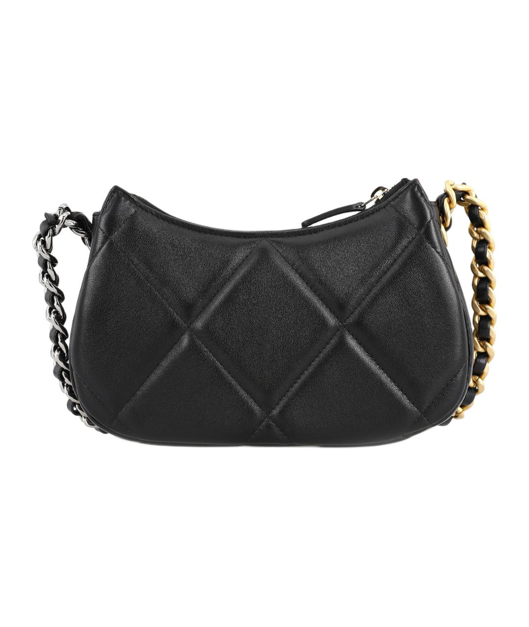 CHANEL Черная кожаная сумка через плечо, фото 3