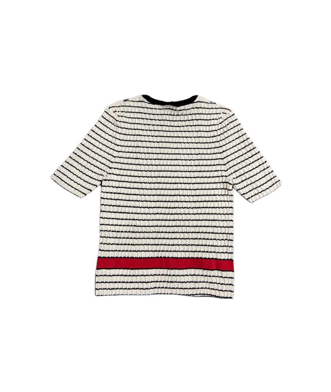 CHANEL Белый кашемировый джемпер / свитер, фото 2