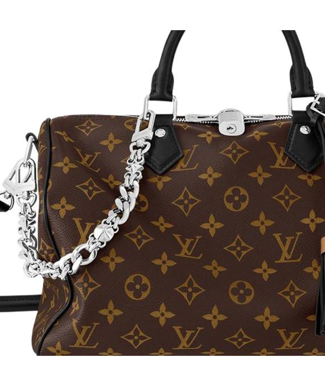 LOUIS VUITTON Коричневая сумка с короткими ручками, фото 4