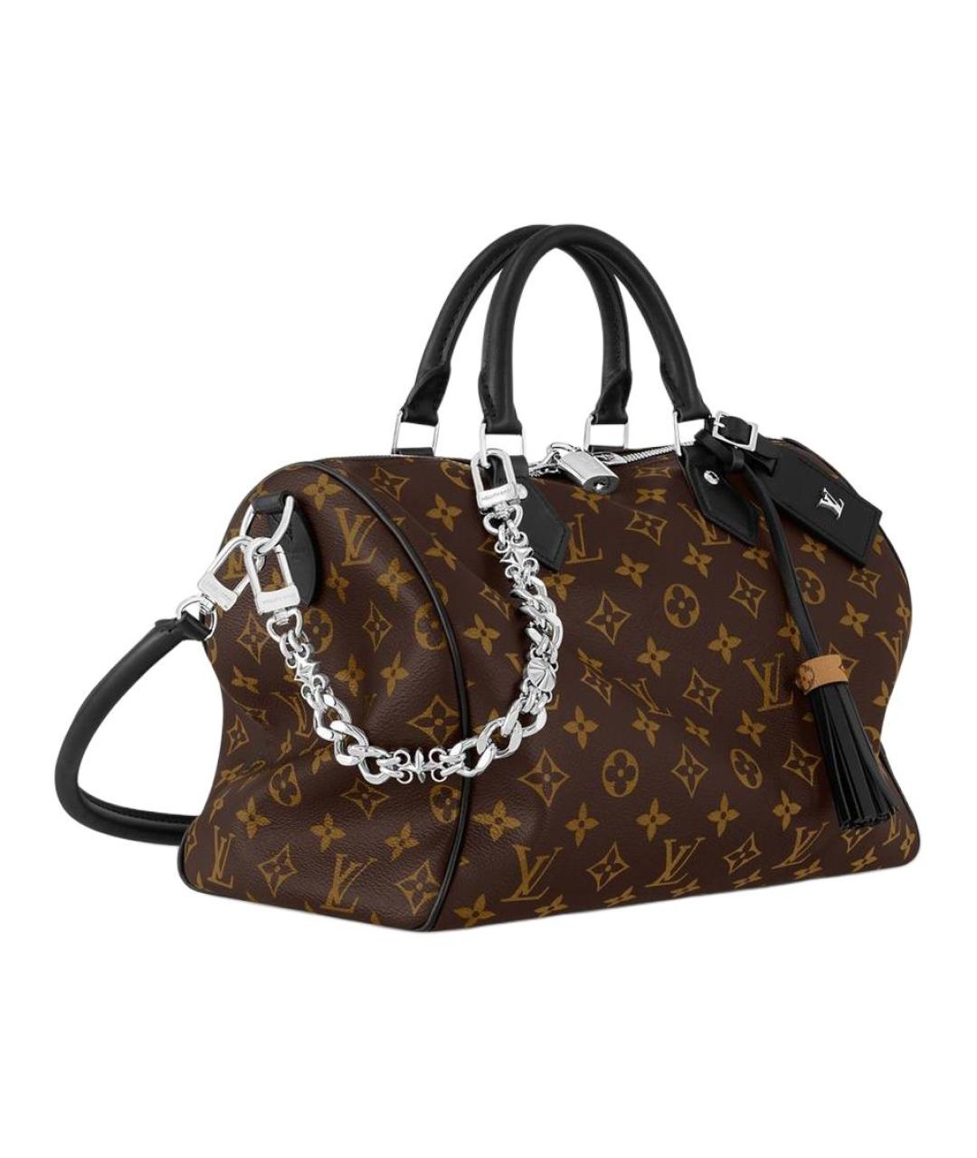 LOUIS VUITTON Коричневая сумка с короткими ручками, фото 2