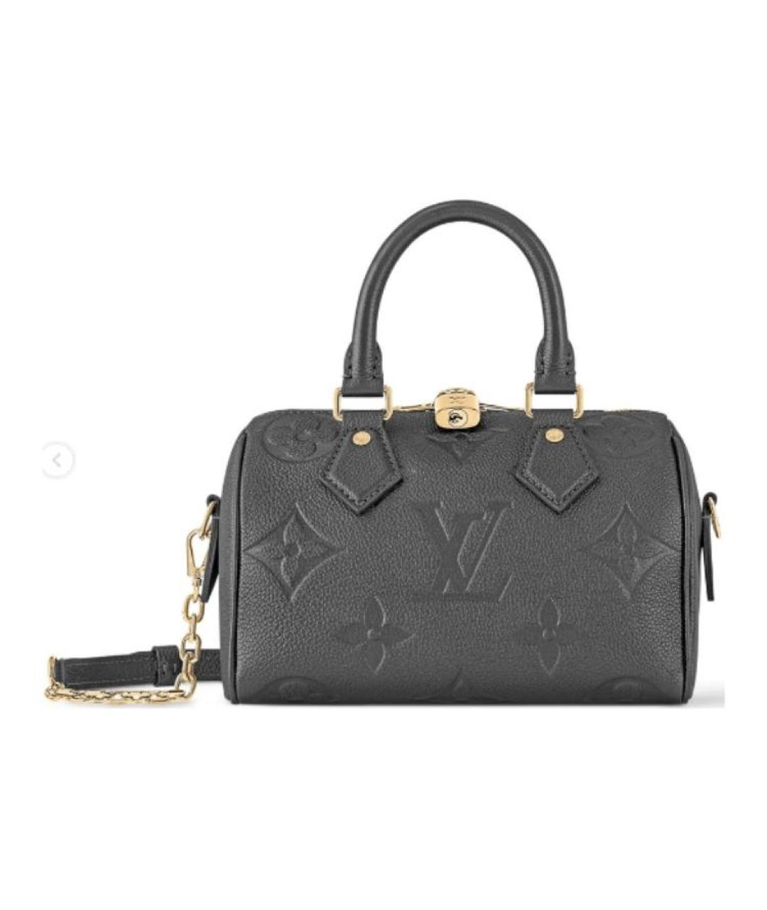 LOUIS VUITTON Черная сумка с короткими ручками, фото 1