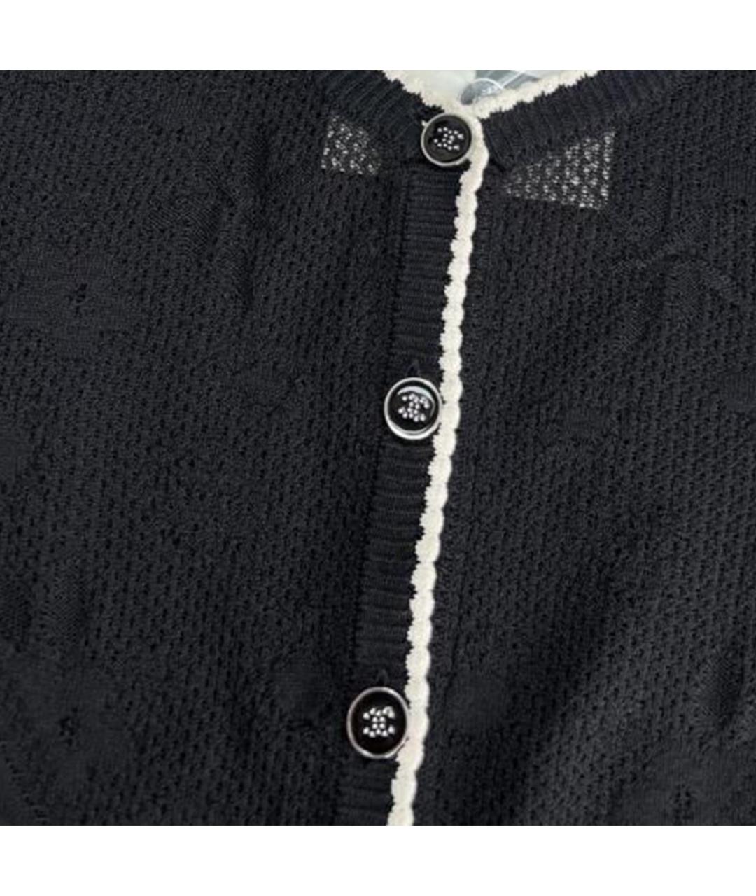 CHANEL Черный кашемировый джемпер / свитер, фото 3