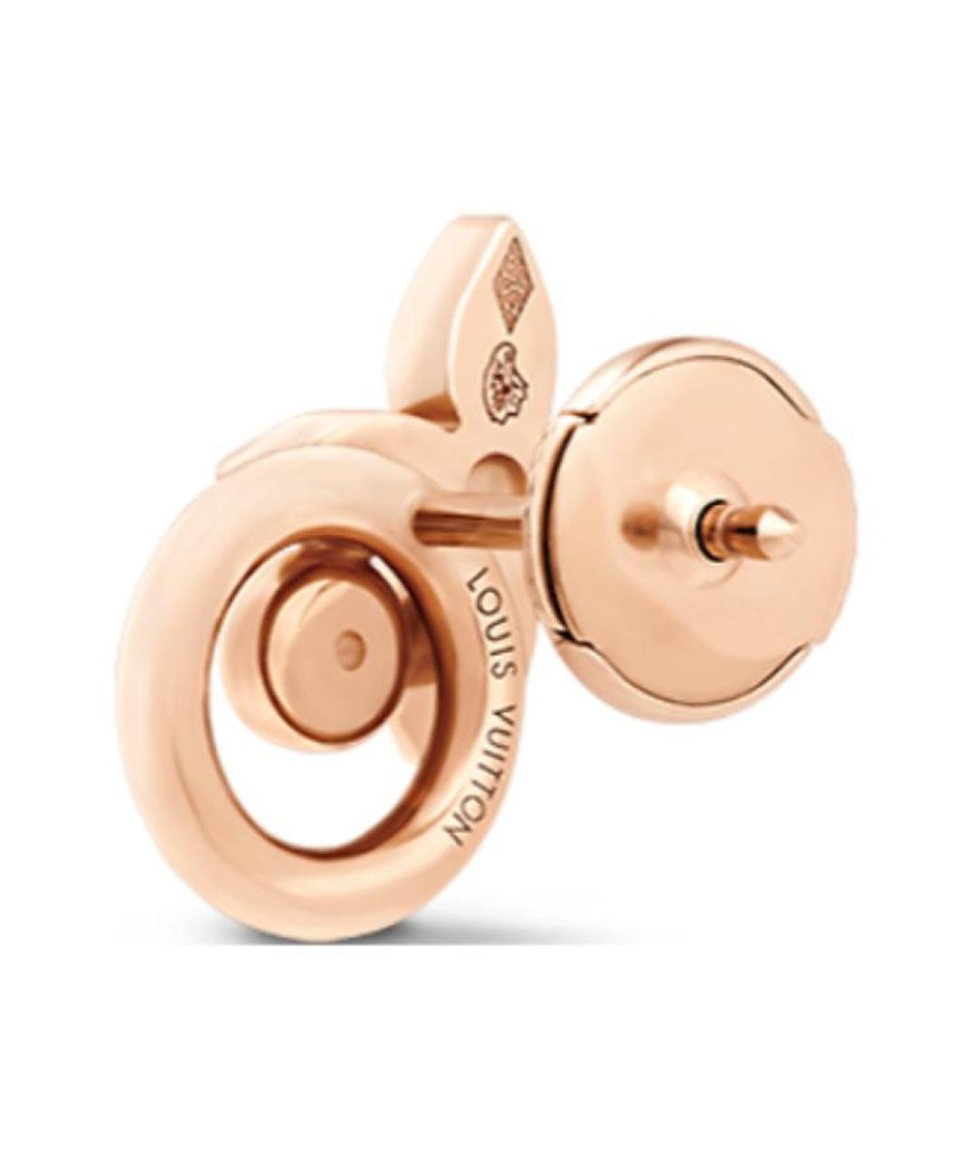 LOUIS VUITTON Золотые серьги из розового золота, фото 3