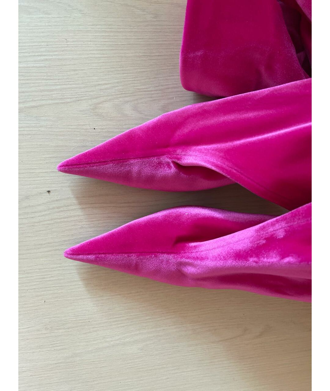 BALENCIAGA Розовые текстильные ботфорты, фото 4