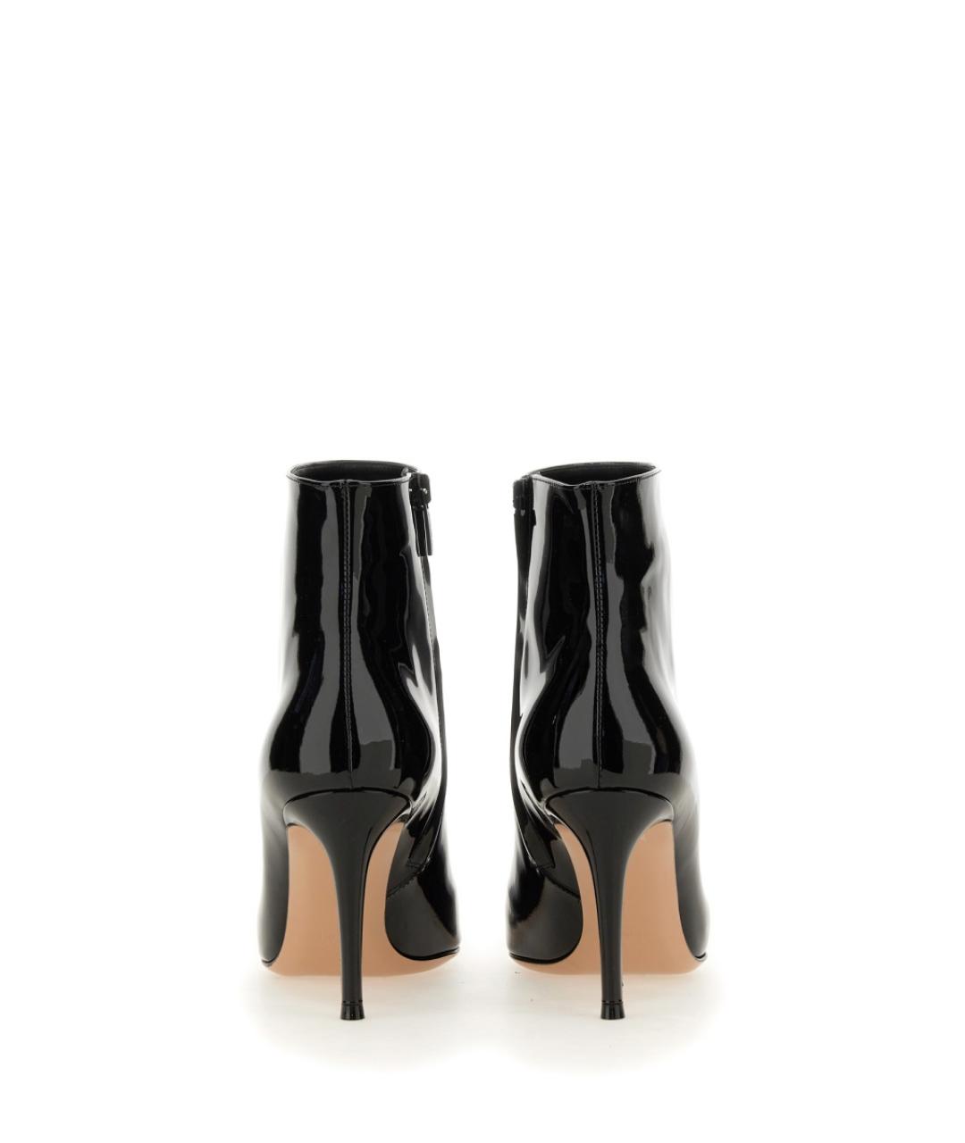GIANVITO ROSSI Черные ботильоны из лакированной кожи, фото 3