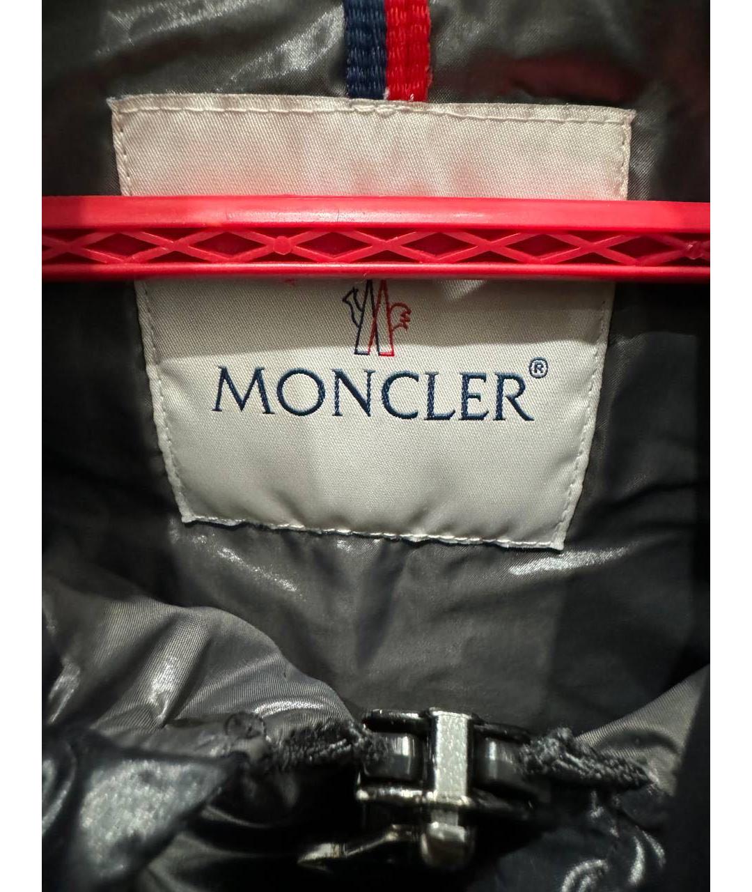 MONCLER Черный жилет, фото 3