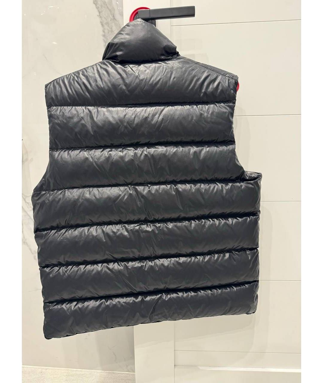 MONCLER Черный жилет, фото 2