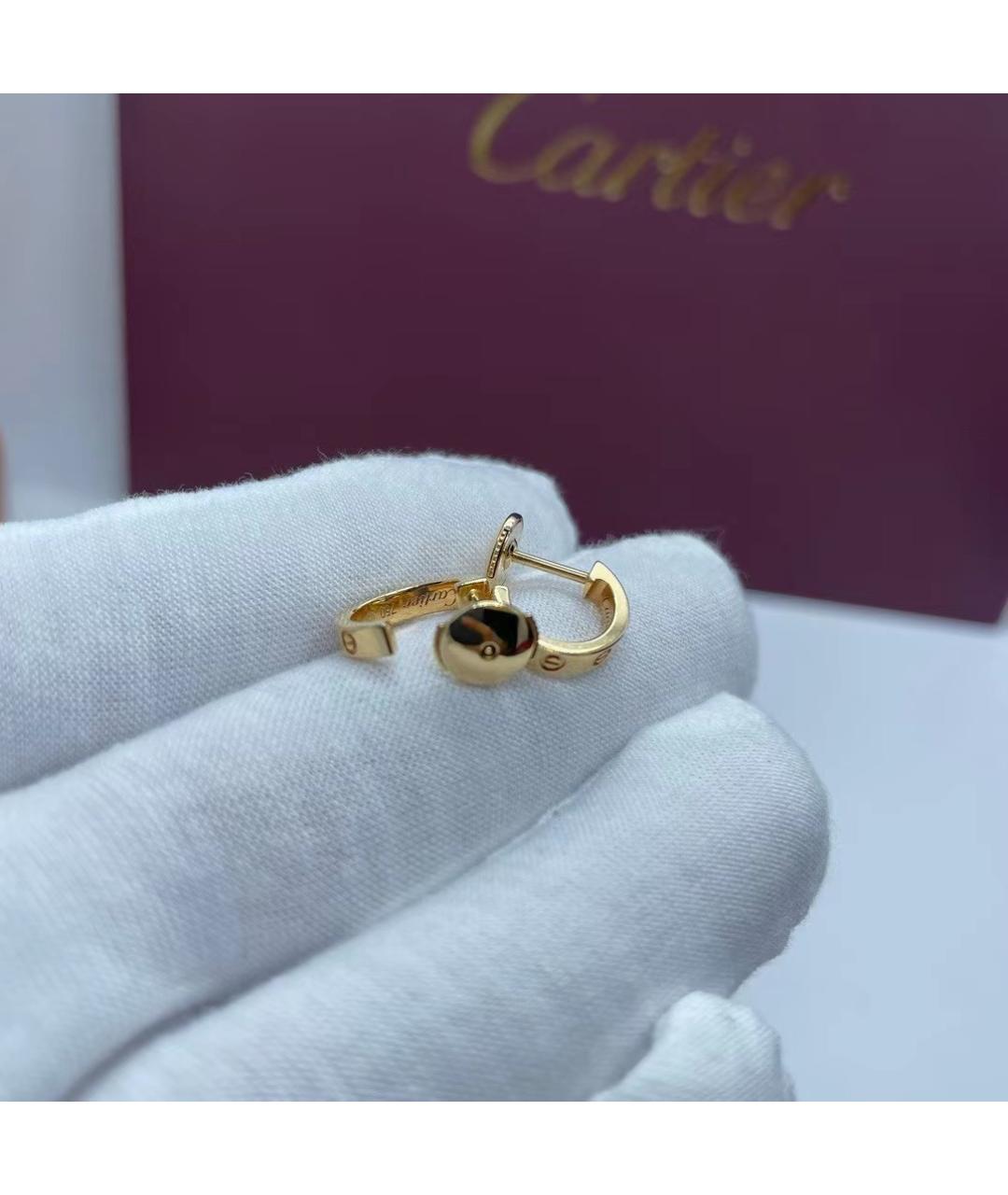 CARTIER Золотые серьги из розового золота, фото 4