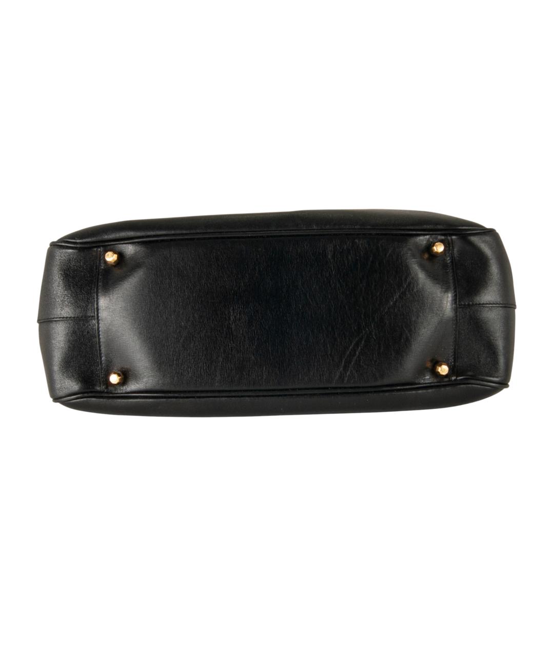 VIKTOR & ROLF Черная кожаная сумка тоут, фото 4