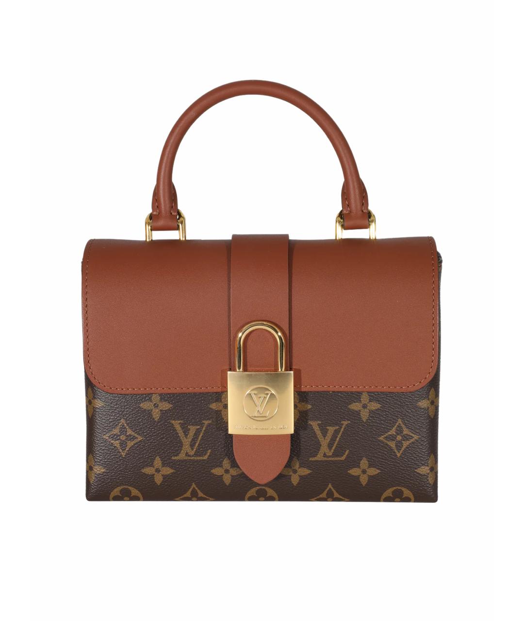 LOUIS VUITTON Коричневая сумка тоут из искусственной кожи, фото 1