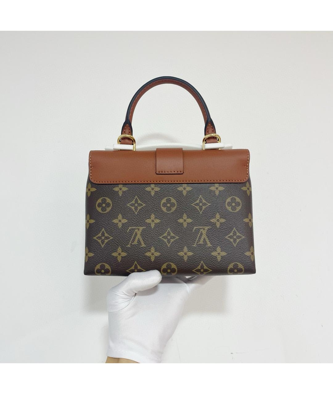 LOUIS VUITTON Коричневая сумка тоут из искусственной кожи, фото 3