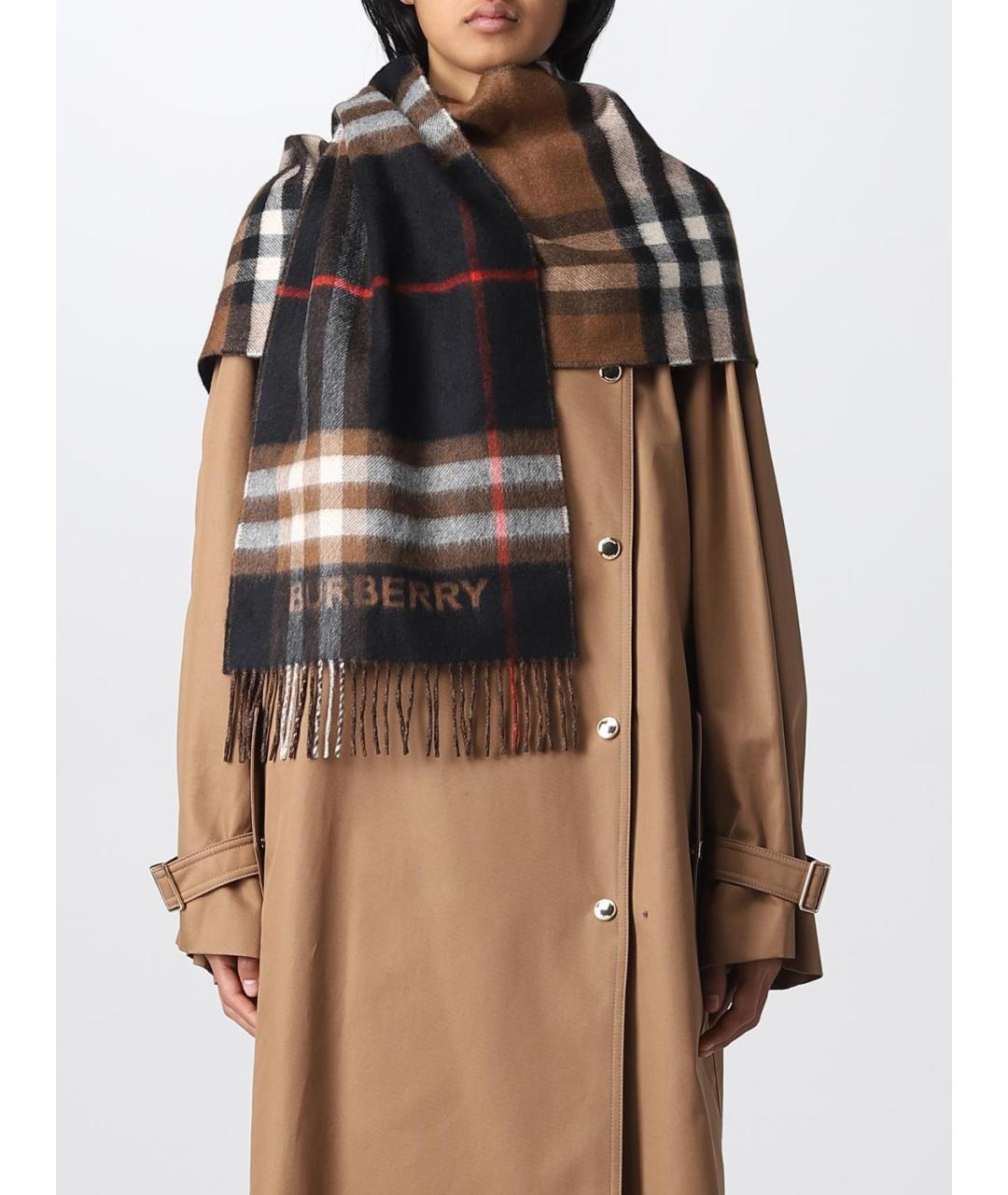 BURBERRY Мульти кашемировый шарф, фото 2