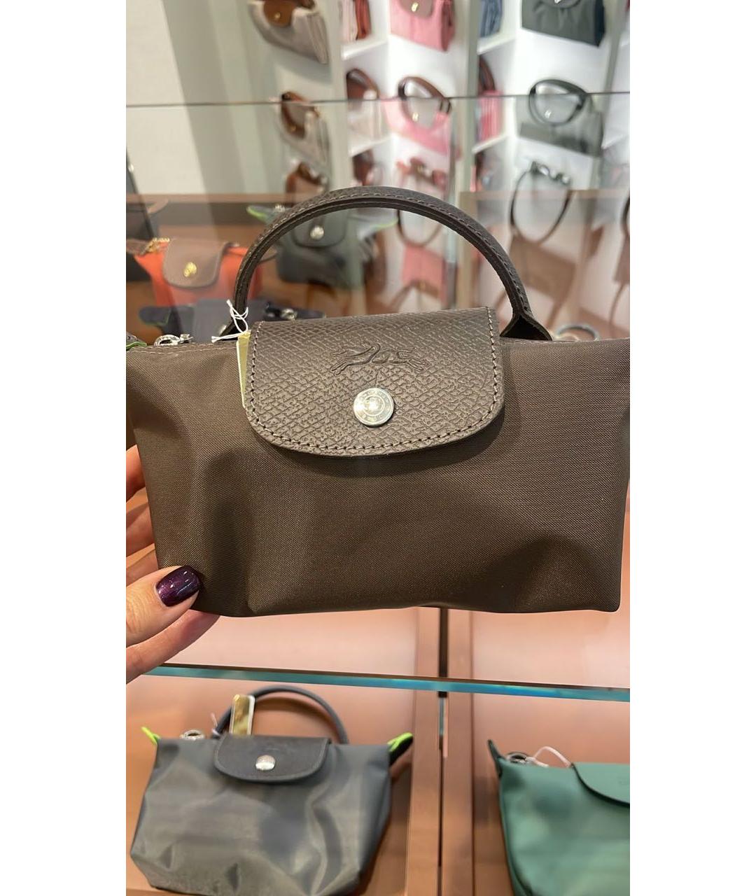 LONGCHAMP Хаки сумка на плечо, фото 3