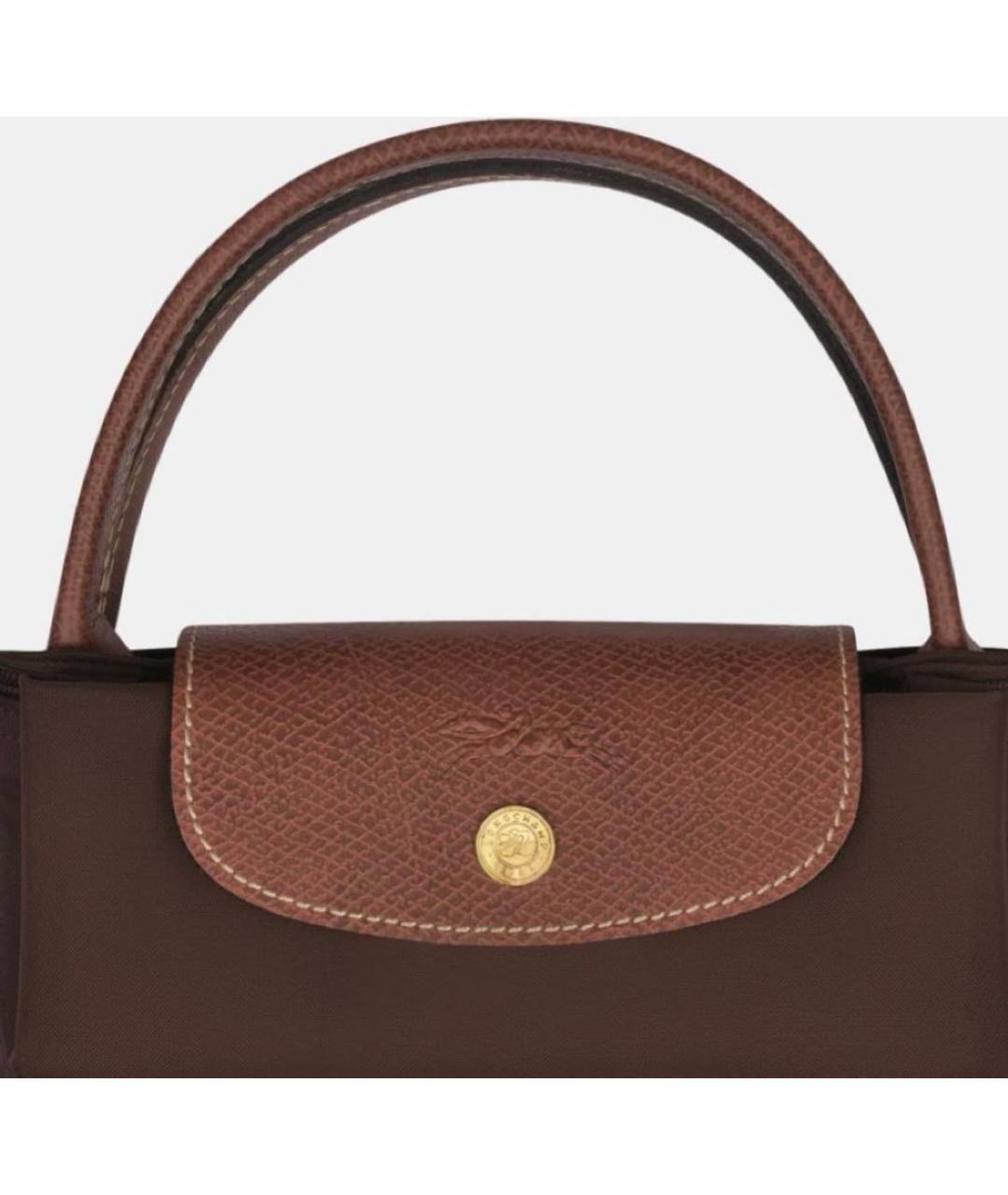 LONGCHAMP Коричневая сумка тоут, фото 3