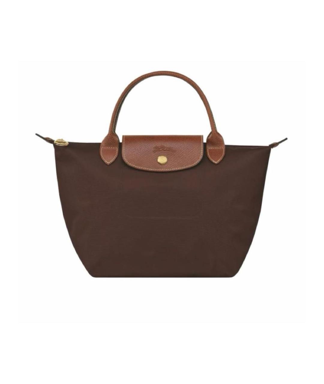 LONGCHAMP Коричневая сумка тоут, фото 4