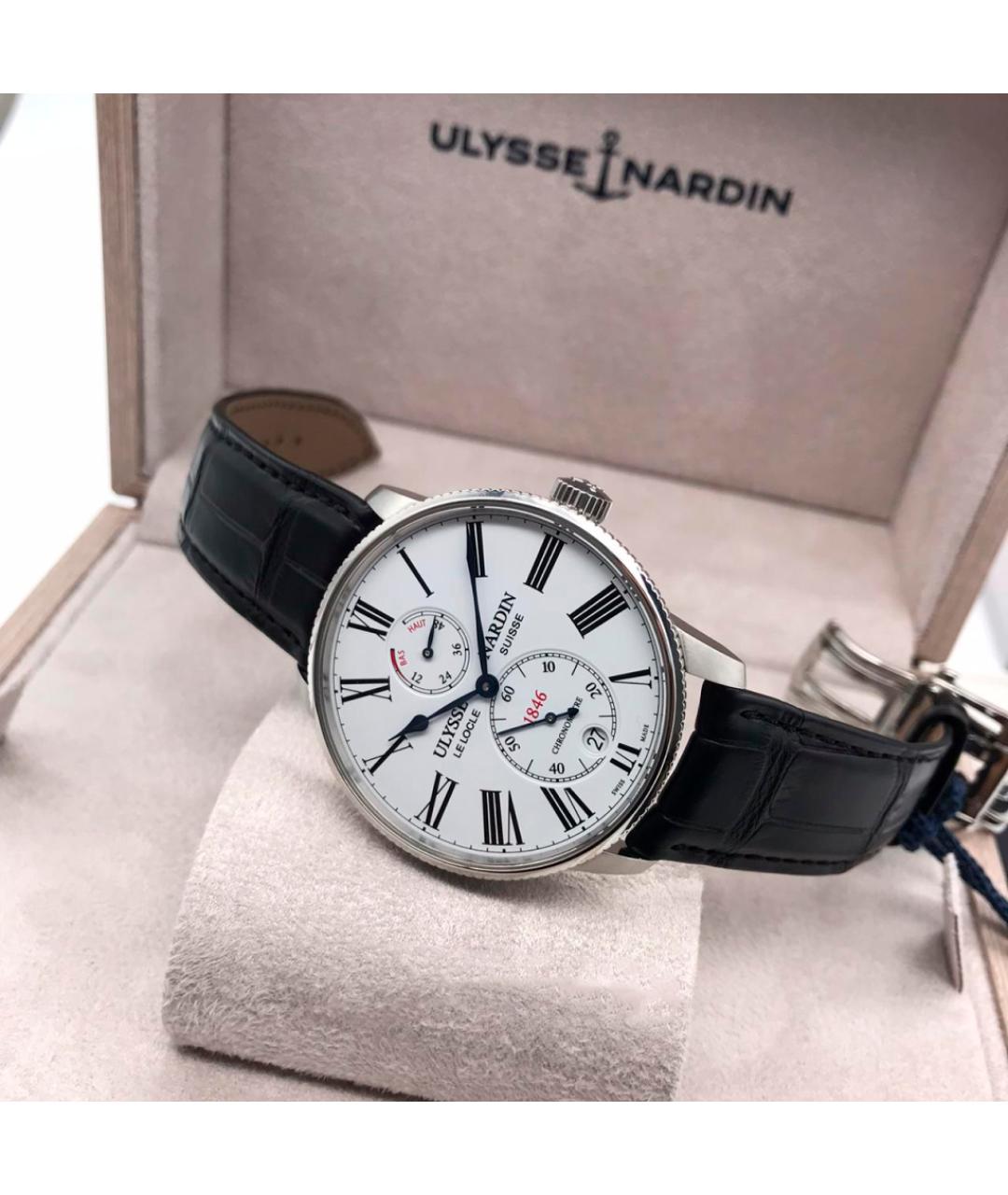 Ulysse Nardin Белые часы, фото 3