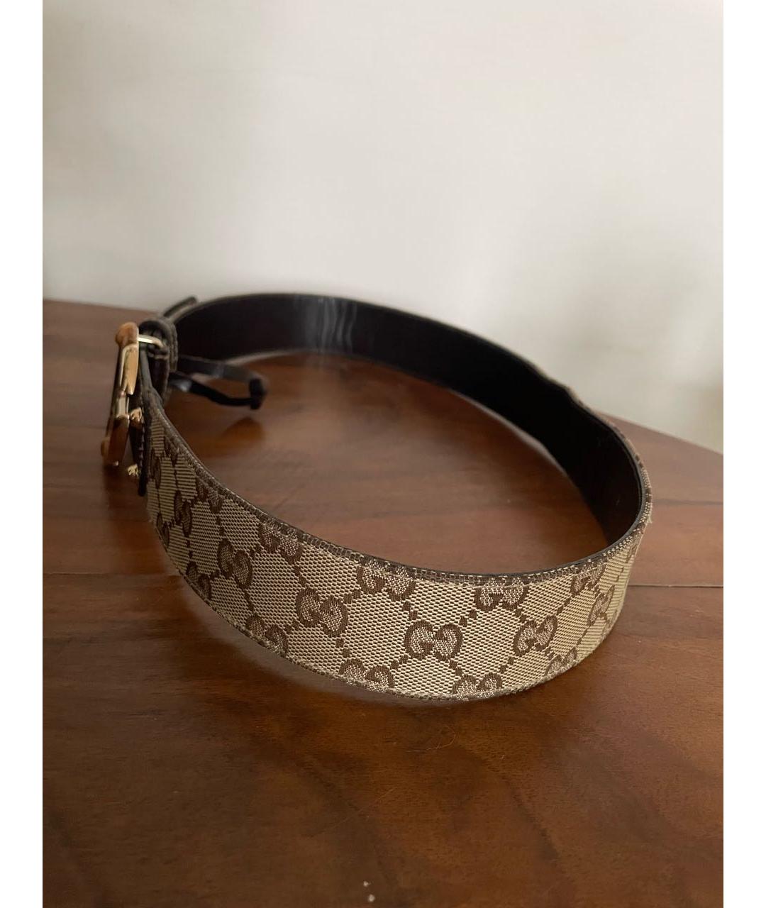 GUCCI Бежевый ремень, фото 5